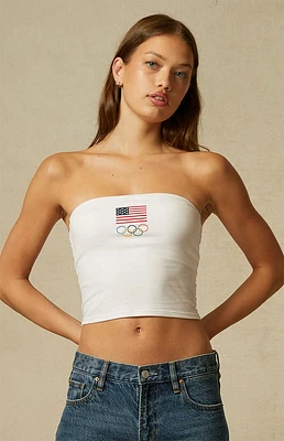 Olympics Team USA Rings Sport Tube Top