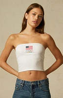 Olympics Team USA Rings Sport Tube Top