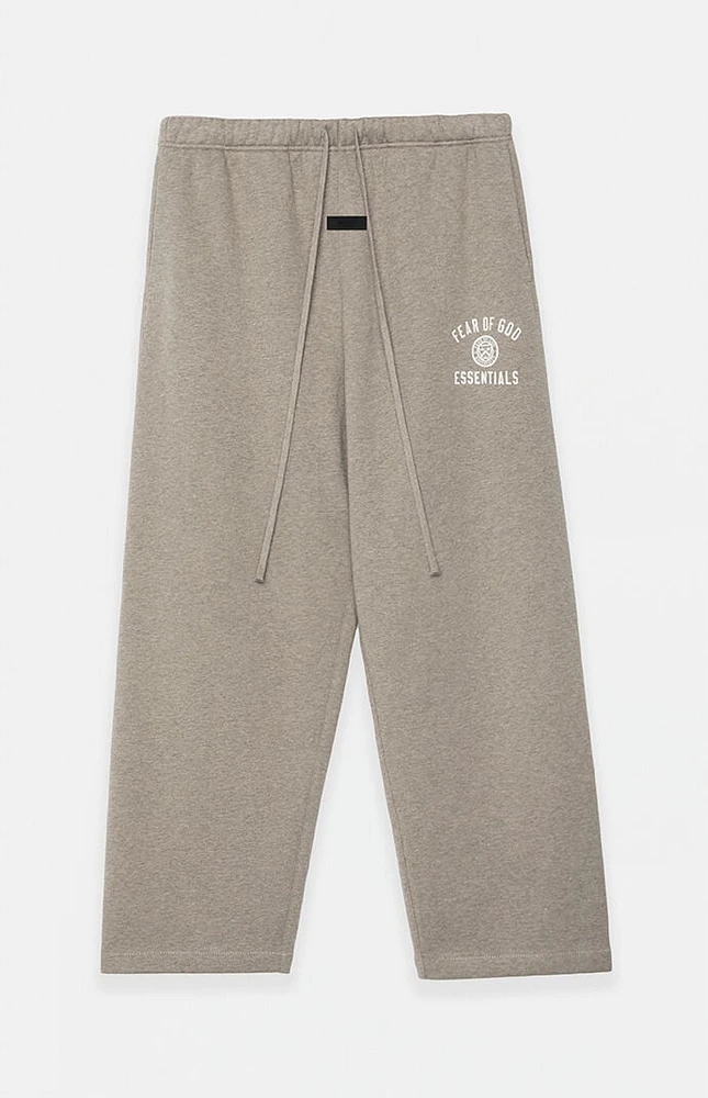 Fear of God Essentials Heather Grey University Fleece Relaxed Sweatpants