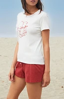 John Galt Red Keira Boxer Shorts