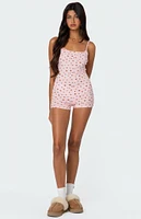 Edikted Strawberry Girl Printed Romper