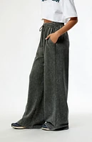 Acid Wash Wide Leg Sweatpants