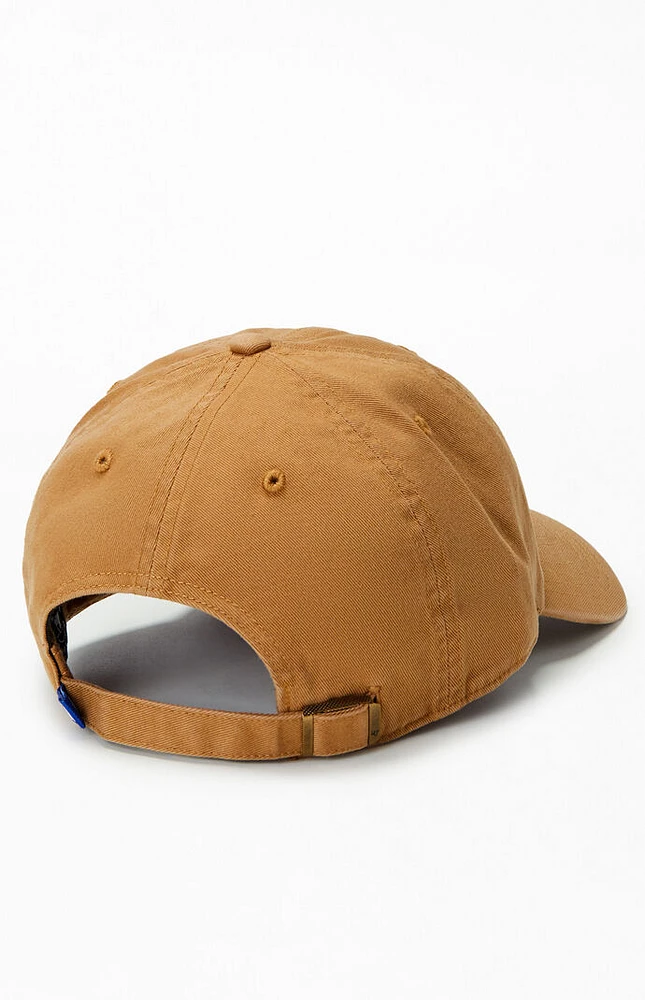 Khaki LA Dodgers Strapback Dad Hat