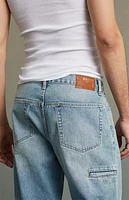 RARE DNM EDIT Tinted Light Indigo Baggy Jeans
