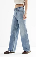 PacSun Cali Medium Indigo Baggy Boyfriend Jeans