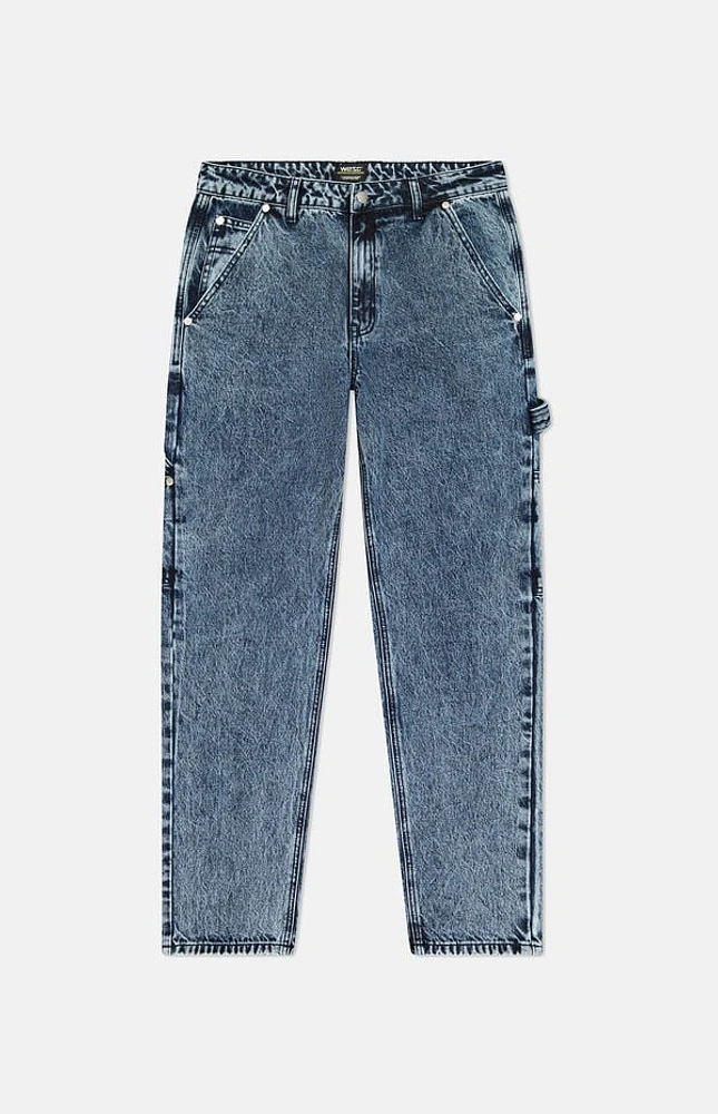 WeSC America Inc Acid Wash Denim Carpenter Pants