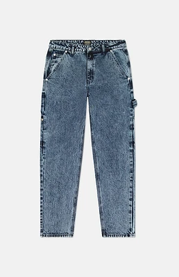 WeSC America Inc Acid Wash Denim Carpenter Pants