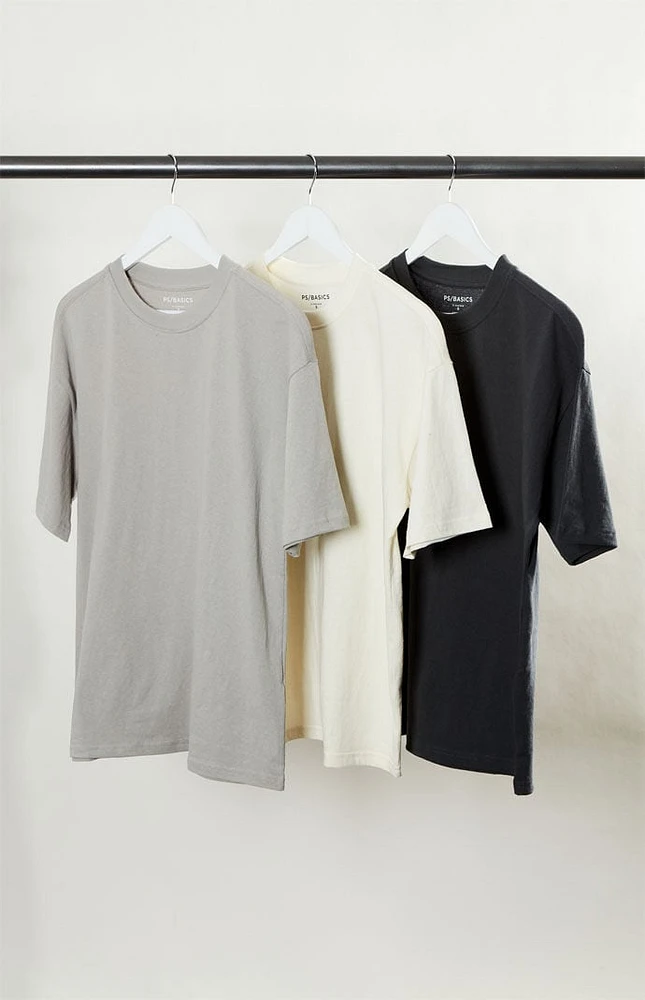 PS Basics 3-Pack Loch Boxy Fit T-Shirts