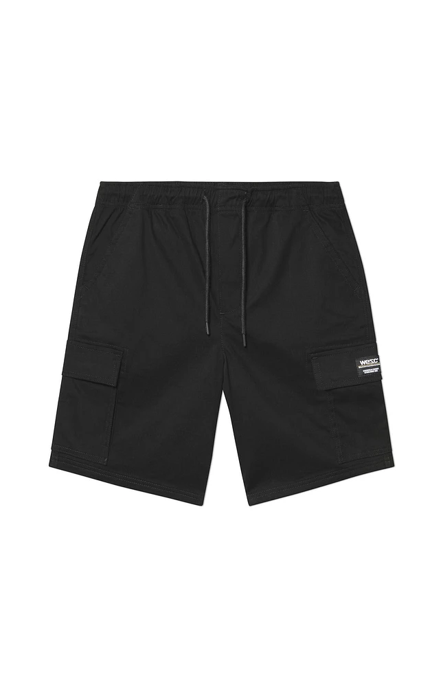 WeSC America Inc Black Utility Cargo Shorts