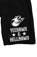 Yeehaws & Hellnaws Cowboy Sweat Shorts