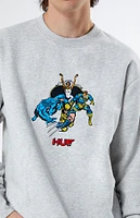 HUF x X-Men Mutant Team Crew Neck Sweatshirt