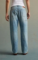 RARE DNM EDIT Tinted Light Indigo Baggy Jeans