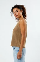 Little Lies Iris Knit Sweater Tank Top