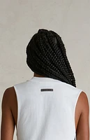 Fear of God Essentials Women's Cloud White Tri-Blend Bodysuit