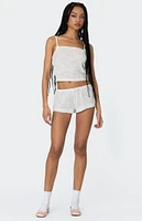 Edikted Love Lace Shorts