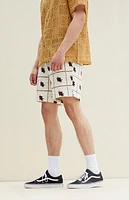 Pacsun Floral Linen Shorts