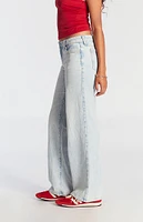 PacSun Light Indigo Low Rise Girlfriend Jeans