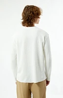 Rhythm Classic Waffle Knit Long Sleeve T-Shirt