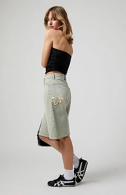 Pacsun Leopard LA Extreme Denim Jorts