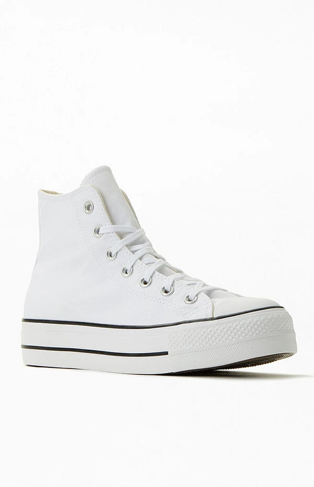 Converse Women's White Chuck Taylor Platform High Top Sneakers