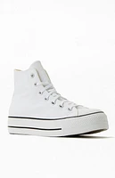 Converse Women's White Chuck Taylor Platform High Top Sneakers