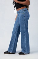 PacSun Dark Indigo Low Rise Girlfriend Jeans