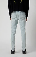 PacSun Stretch Light Indigo Stacked Skinny Jeans