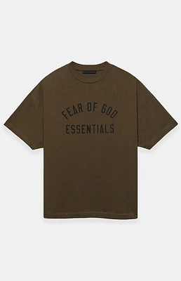 Fear of God Essentials Olive Crew Neck T-Shirt