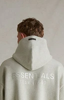 Fear of God Essentials Heather Stone Classic Fleece Hoodie