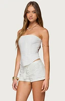 Edikted Hadar Linen Look Corset
