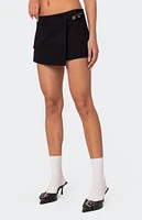 Edikted Utility Micro Wrap Skort