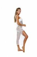 VYB White Camden Crochet Maxi Dress