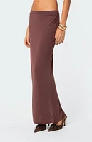 Edikted Kenzie Slit Maxi Skirt