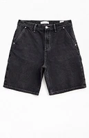 PacSun Black Baggy Denim Shorts