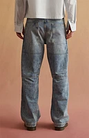 RARE DNM EDIT Light Blue Back Panel Baggy Jeans