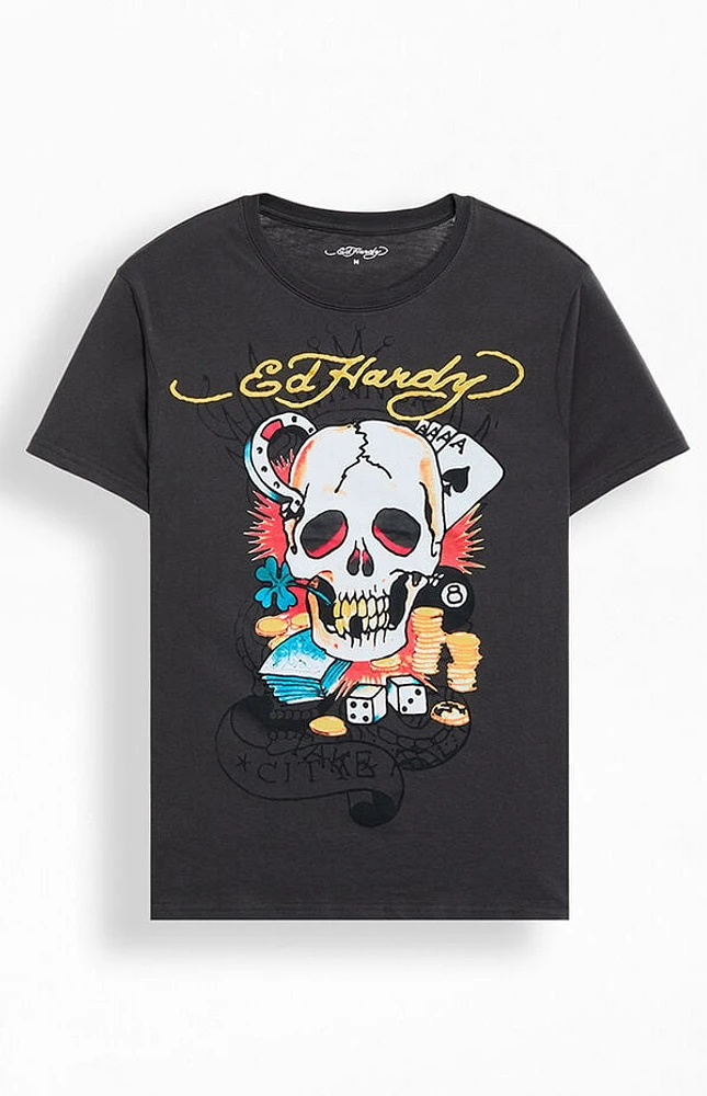 Ed Hardy Ace Skull T-Shirt