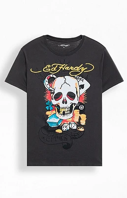 Ed Hardy Ace Skull T-Shirt