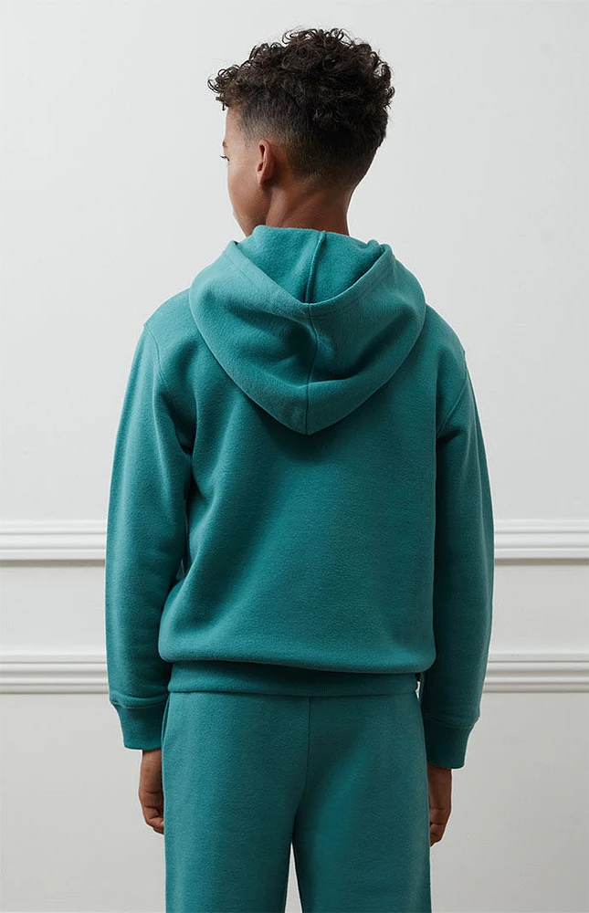 PacSun Kids Full Zip Embroidered Hoodie