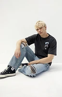 Pacsun Medium Indigo Baggy Panel Jeans