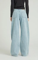 PacSun Light Indigo Baggy Barrel Jeans