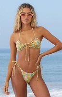 Eco On The Bright Side Tie Hike Bikini Bottom