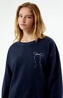 PS / LA Bow Crew Neck Sweatshirt