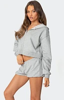 Edikted Robina Zip Up Hoodie