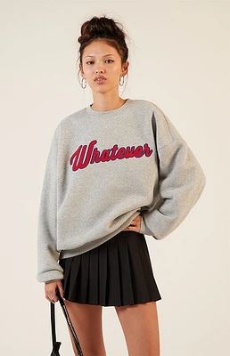 Pacsun Whatever Crew Neck Sweatshirt
