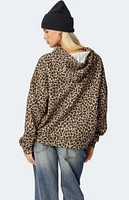 Edikted Leopard Magic 8 Hoodie