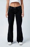 PacSun Eco Black Low Rise Wide Leg Jeans