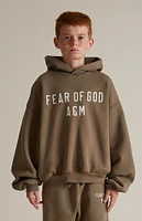 Fear of God Essentials Kids Military Heavy Fleece Hoodie