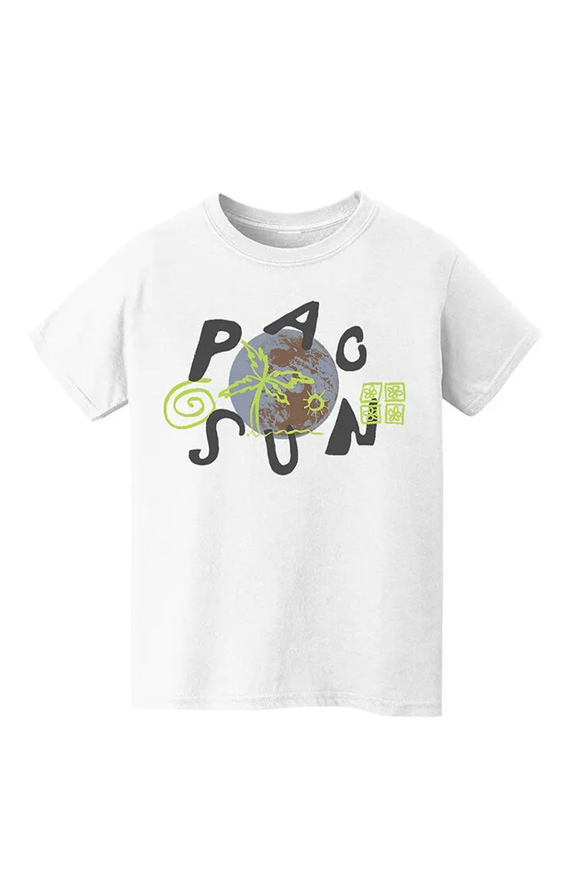 F1 x Pacsun Kids World Premiere T-Shirt in Cement - Size Medium(8)