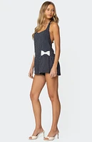 Edikted Lena Polka Dot Halter Neck Romper