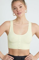 Contour Snap Front Seamless Tank Top